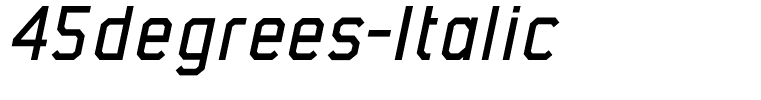 45degrees-Italic