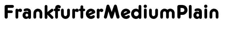 FrankfurterMediumPlain