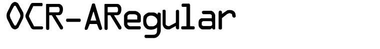 OCR-ARegular