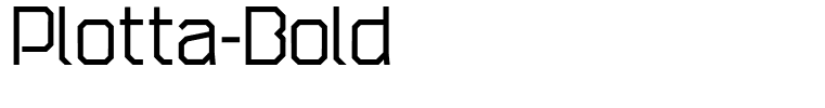 Plotta-Bold