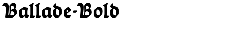 Ballade-Bold