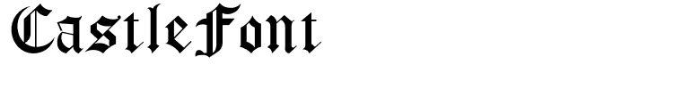 CastleFont