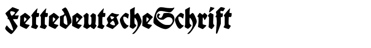 FettedeutscheSchrift