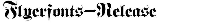 Flyerfonts-Release