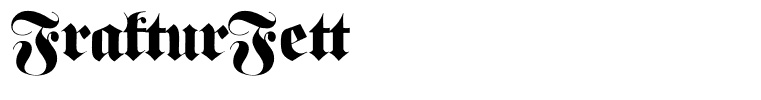 FrakturFett