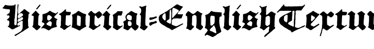 Historical-EnglishTextura
