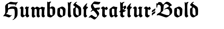 HumboldtFraktur-Bold