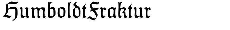 HumboldtFraktur