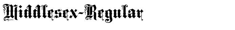 Middlesex-Regular