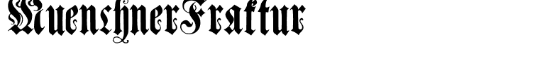 MuenchnerFraktur