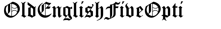 OldEnglishFiveOpti