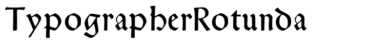 TypographerRotunda