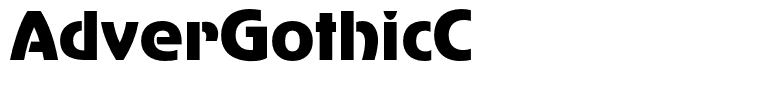 AdverGothicC