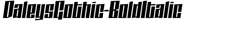 DaleysGothic-BoldItalic