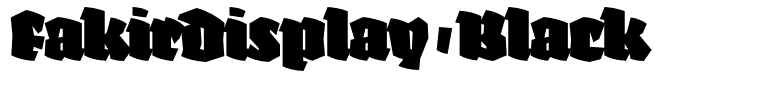 FakirDisplay-Black
