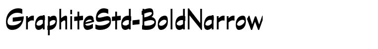 GraphiteStd-BoldNarrow