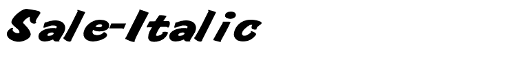 Sale-Italic