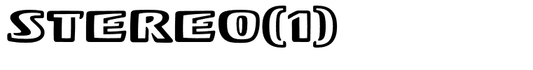 Stereo(1)