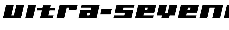 Ultra-SevenItalicB