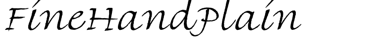 FineHandPlain