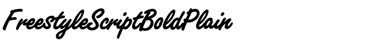 FreestyleScriptBoldPlain