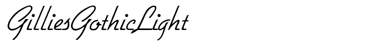 GilliesGothicLight