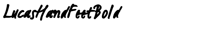 LucasHandFeetBold