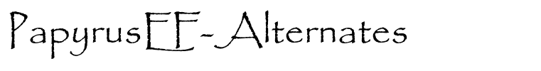 PapyrusEF-Alternates