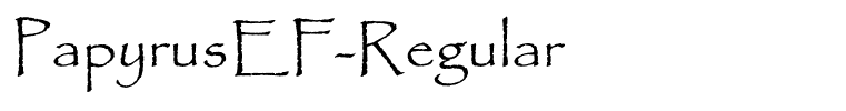 PapyrusEF-Regular