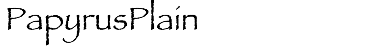 PapyrusPlain