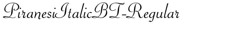 PiranesiItalicBT-Regular