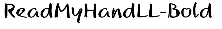 ReadMyHandLL-Bold