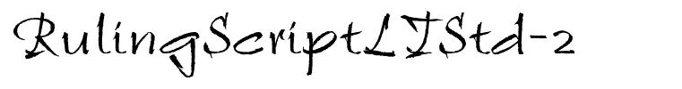 RulingScriptLTStd-2