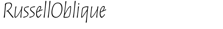 RussellOblique
