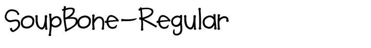 SoupBone-Regular