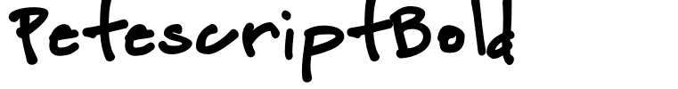 PetescriptBold