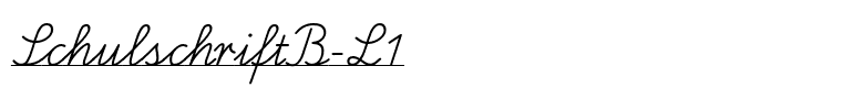 SchulschriftB-L1