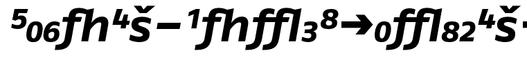 FagoEx-BoldItalicExp