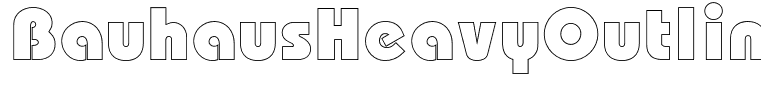 BauhausHeavyOutline