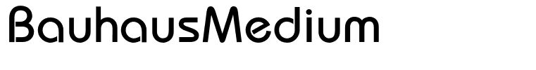 BauhausMedium