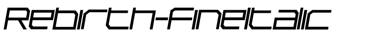 Rebirth-FineItalic