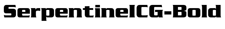 SerpentineICG-Bold