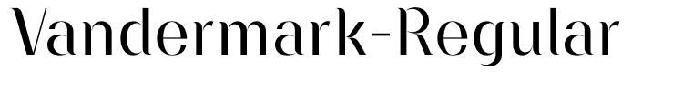Vandermark-Regular