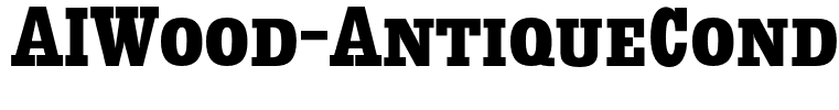 AIWood-AntiqueCondensed