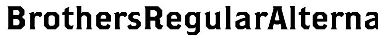 BrothersRegularAlternates