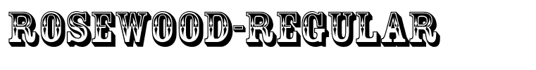 Rosewood-Regular