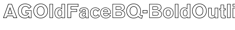 AGOldFaceBQ-BoldOutline