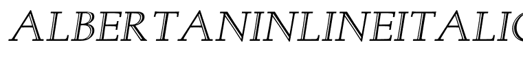 AlbertanInlineItalic