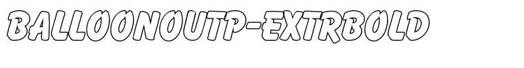 BalloonOutP-ExtrBold