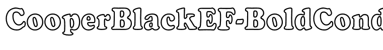 CooperBlackEF-BoldCondOutline